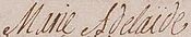 Firma de Adelaida de Francia