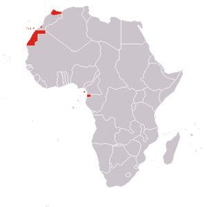 Archivo:Spanish colonies in Africa (1950)