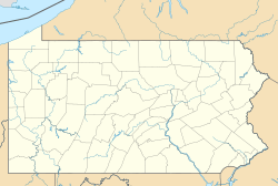 Penn ubicada en Pensilvania