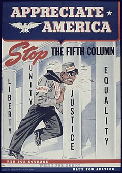 Archivo:"Appreciate America Stop the Fifth Column" - NARA - 513873
