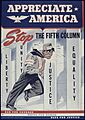 "Appreciate America Stop the Fifth Column" - NARA - 513873