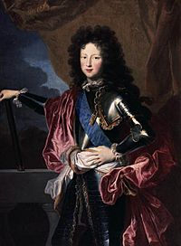 Archivo:1689 portrait of a young Philippe d'Orléans, Duke of Chartres, Regent of France by Hyacinthe Rigaud