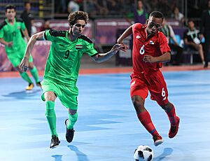 Archivo:2018-10-07 Futsal PAN vs IRQ (Boys First Round) at 2018 Summer Youth Olympics by Sandro Halank–067