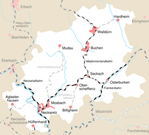 Archivo:Bahnstreckennetz LK Neckar-Odenwald