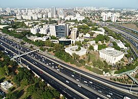 Biu Aerial photograph of Bar-Ilan University (21004322376).jpg