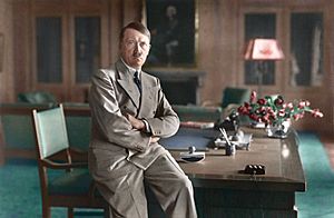 Archivo:Bundesarchiv Bild 146-1990-048-29A, Adolf Hitler-colorized