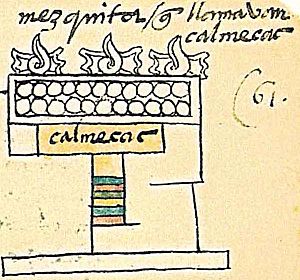Archivo:Calmecac glyph (Codex Mendoza 61r)