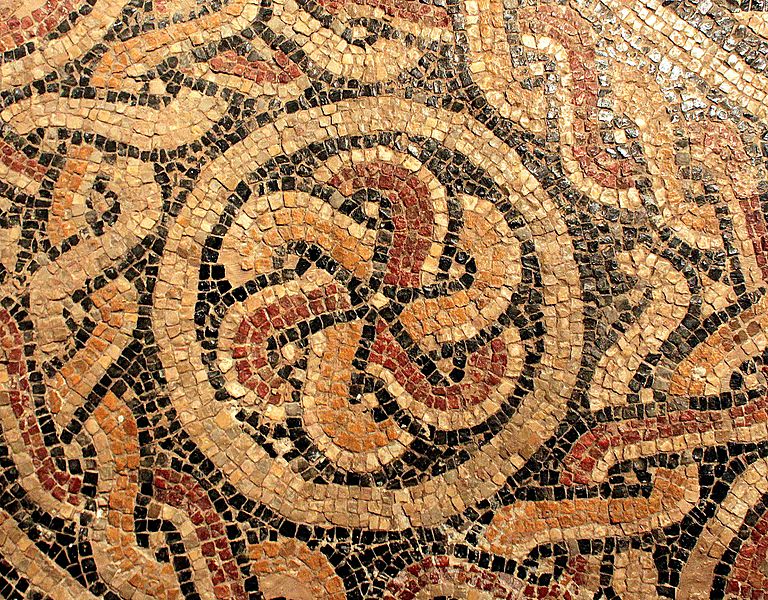 Camino de Albalate (i). Mosaico; Detalle (7) - Foto José Antonio Bielsa