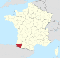 Département 64 in France 2016.svg