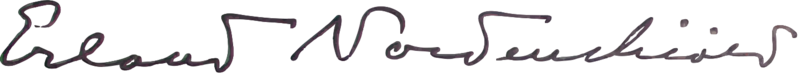 Erland Nordenskiöld signature 1912
