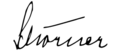Ferdinand Schörner signature