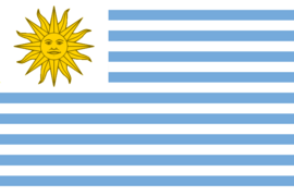 Flag of Uruguay (1828-1830)