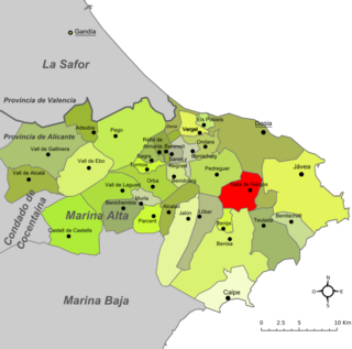Gata de Gorgos-Mapa de la Marina Alta.svg