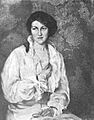 Helen Kiner McCarthy 101 Portrait Red and White
