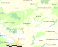 Map commune FR insee code 10011