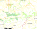 Map commune FR insee code 29249