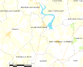 Map commune FR insee code 53111
