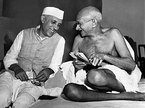 Archivo:Nehru gandhi