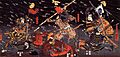 The last stand of the Kusunoki at Shijonawate