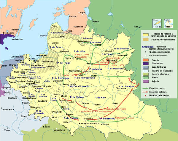 Archivo:Wojna polsko-rosyjska 1654-1667-es