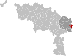 Aiseau-Presles Hainaut Belgium Map.svg