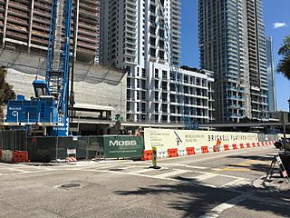 Brickell Flatiron construction amid construction boom