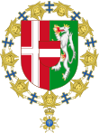 Coat of Arms of Heinz Fischer (Order of the Seraphim).svg