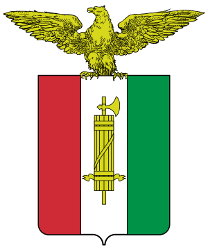 Archivo:Coat of Arms of the Italian Social Republic (alternate)