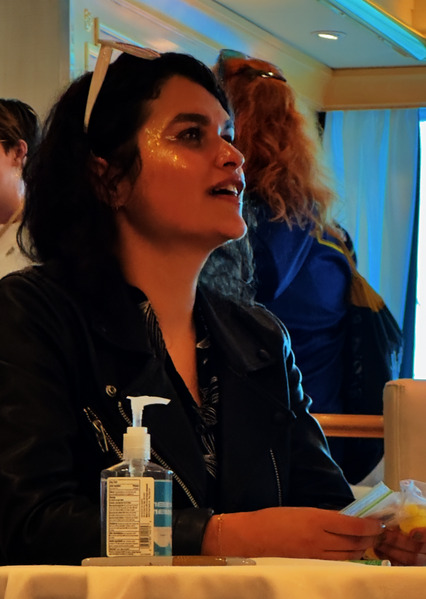 Eve Harlow aboard Star Trek- The Cruise VII (28 February 2024; 9 of 9)