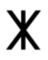 Greek Psi X-shaped
