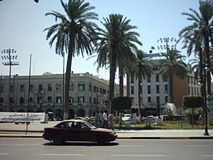 Archivo:Green Square, located near the waterfront in Tripoli