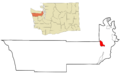 Jefferson County Washington Incorporated and Unincorporated areas Quilcene Highlighted