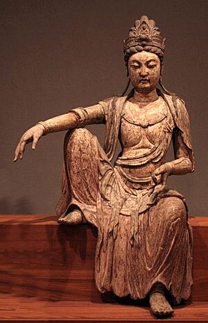 Archivo:Kuan-yan bodhisattva, Northern Sung dynasty, China, c. 1025, wood, Honolulu Academy of Arts