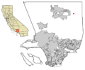 LA County Incorporated Areas Lake Los Angeles highlighted