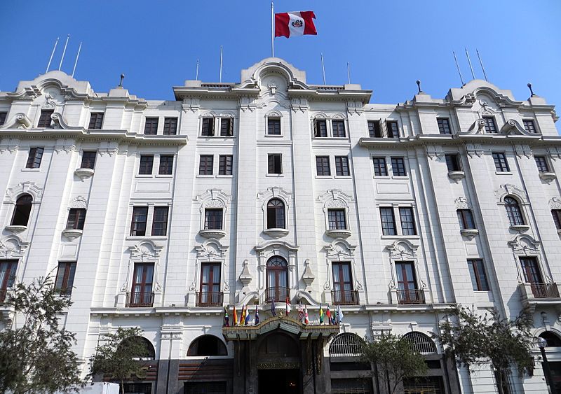 Lima Peru city - Plaza San Martin