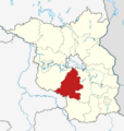Locator map TF in Brandenburg
