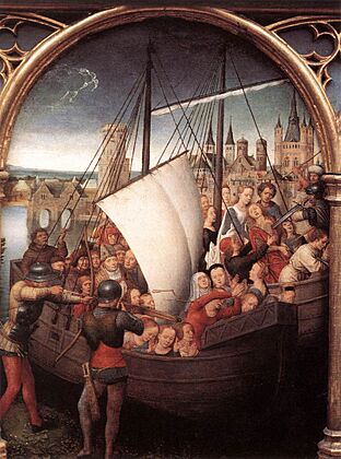 Archivo:Memling, reliquiario di sant'orsola 05