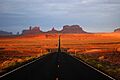 Monument valley sunrise