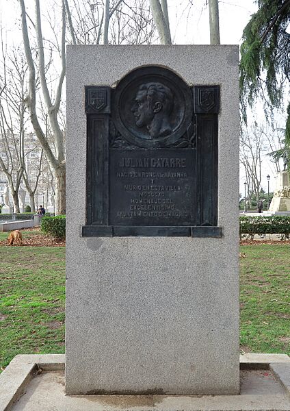Monumento a Julian Gayarre, Madrid