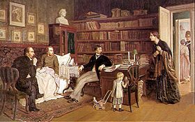 Archivo:Nekrasov and Panaev visiting sick Belinsky 1881