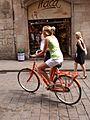 Paseando en bici