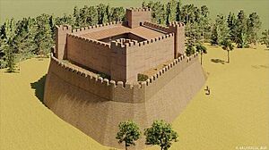 Archivo:Recreación del Castillo de Caudete