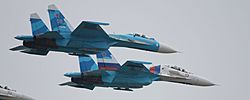 Archivo:Sukhoi Su-27 at the MAKS-2013 (03)