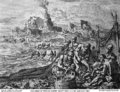 Teachings of Jesus 4 of 40. parable of the dragnet. Jan Luyken etching. Bowyer Bible