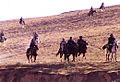 US Special Forces on horseback, Afghanistan, 2001