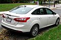2012 Ford Focus SEL sedan -- 10-12-2011 rear
