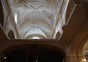 Archivo:49 Monasterio de Palazuelos iglesia nave central bovedas Juan Nates ni