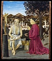 Archivo:Accademia - San Girolamo e un devoto - Piero della Francesca