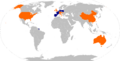 Aldi world map