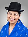 Bertha Beatriz Acarapi. Official portrait, 2020. Chamber of Deputies of Bolivia